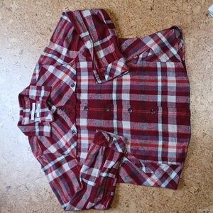 Woolrich Women's Oxbow Bend Plaid Flannel Shirt Jacket Size XL